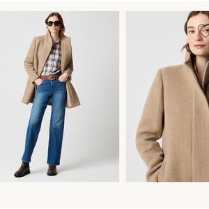 Camel Women's blanket jacket from JCrew